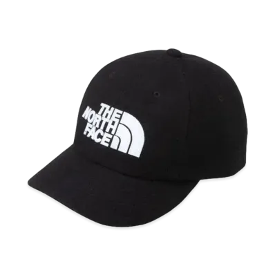 The North Face TNF Logo Flannel Cap "Black"