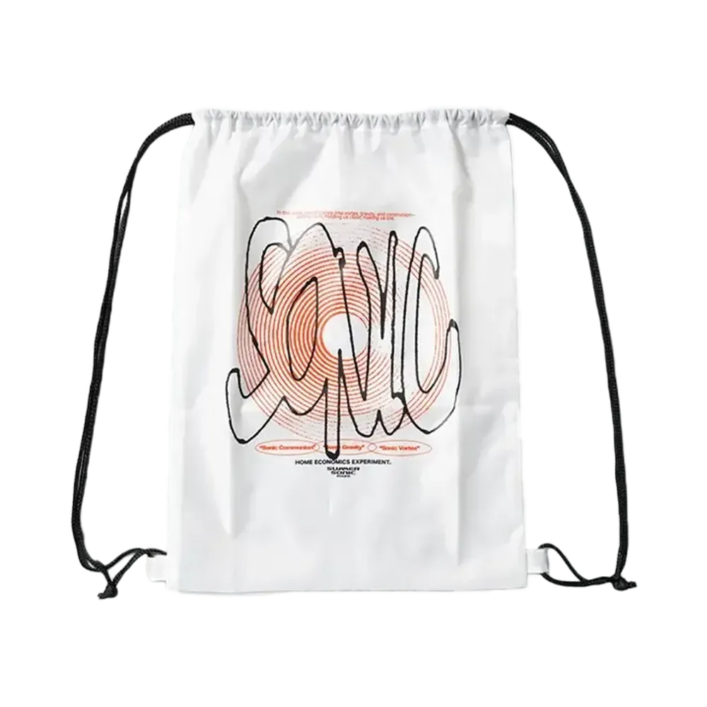 SUMMER SONIC x SNKRDUNK \ HOME ECONOMICS EXPERIMENT Collaboration Knapsack "WHITE"