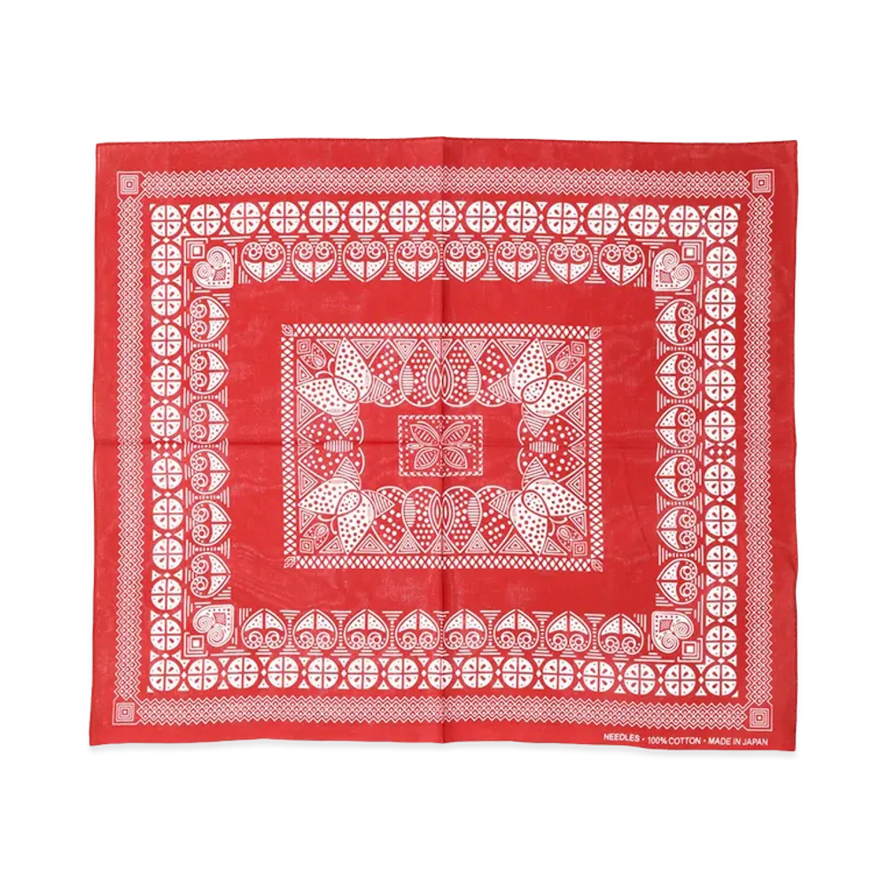 NEEDLES Bandana - Rectangle "Red"