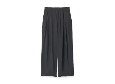 ssstein Cupro Fibril Wide Easy Trousers "Black"