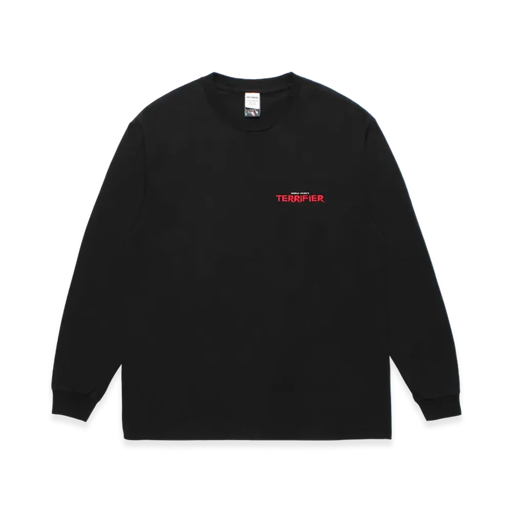 WACKO MARIA x Terrifier Washed Heavy Weight Long Sleeve T-Shirt "Black"