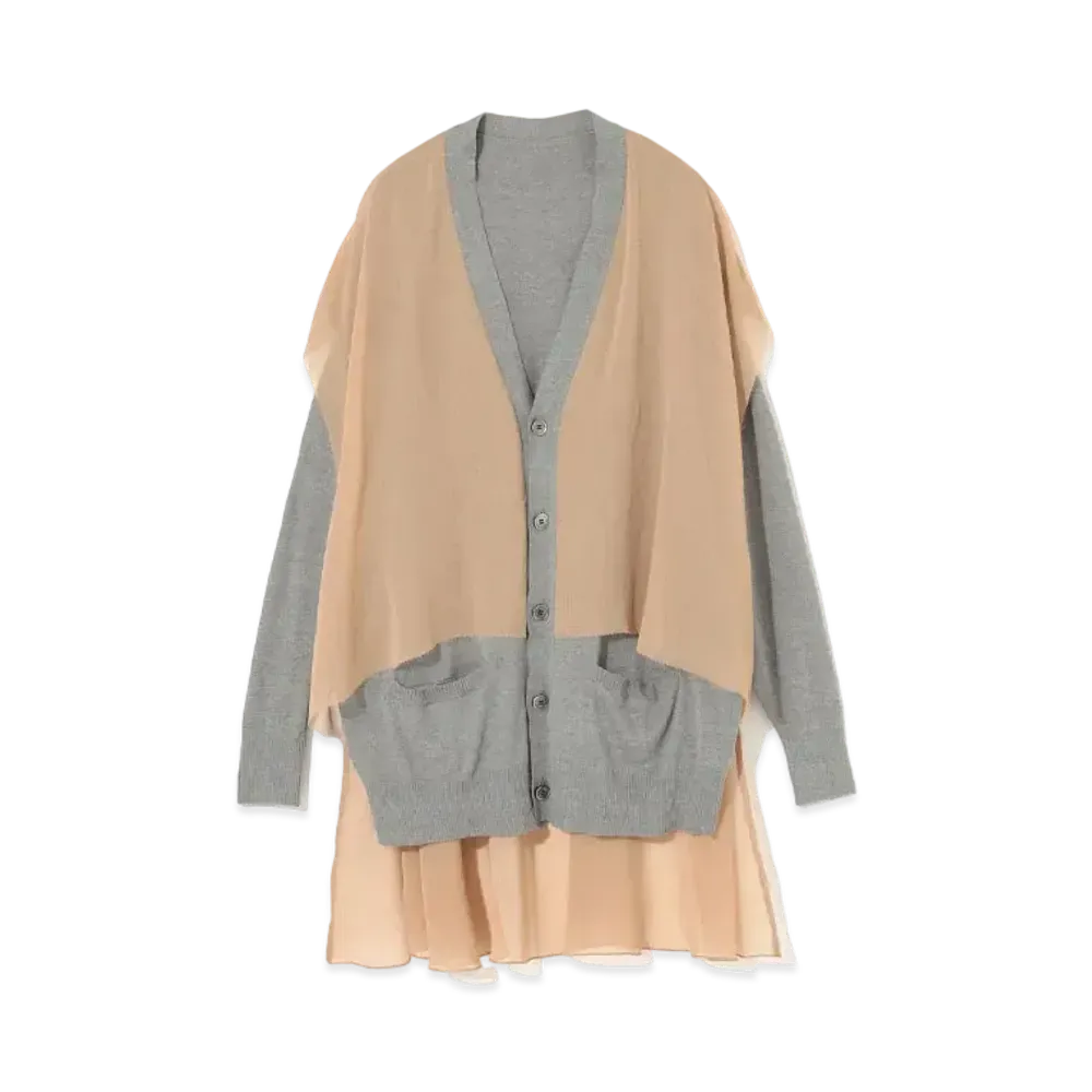 UNDERCOVER Cotton x Acrylic Cardigan "Gray"