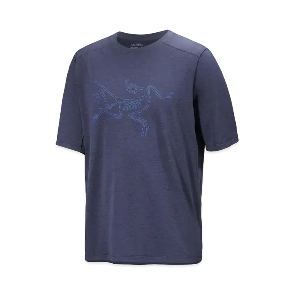 ARC'TERYX Cormac Logo SS Men's "Black Sapphire"