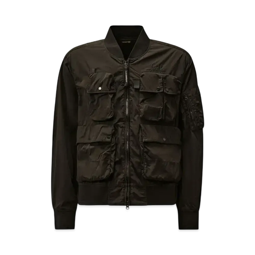 C.P. Company Chrome-R Multipocket Bomber Jacket "Black"