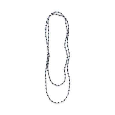 NEEDLES Crystal Beads Long Necklace "Black"