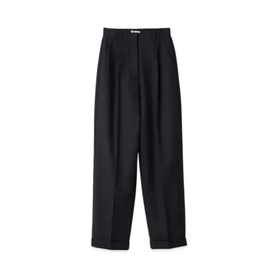 MIU MIU Women's Pinstriped Pants "Navy"