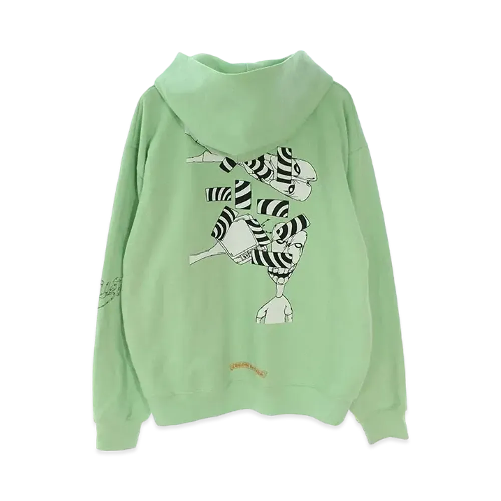 Chrome Hearts PPO Seaform HD PLVR Matty Boy Back Print Pullover Hoodie "Green"