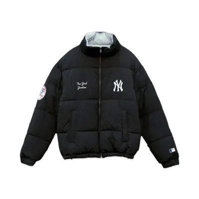 MLB Reversible Oversized Stand Padded Jacket "Black"