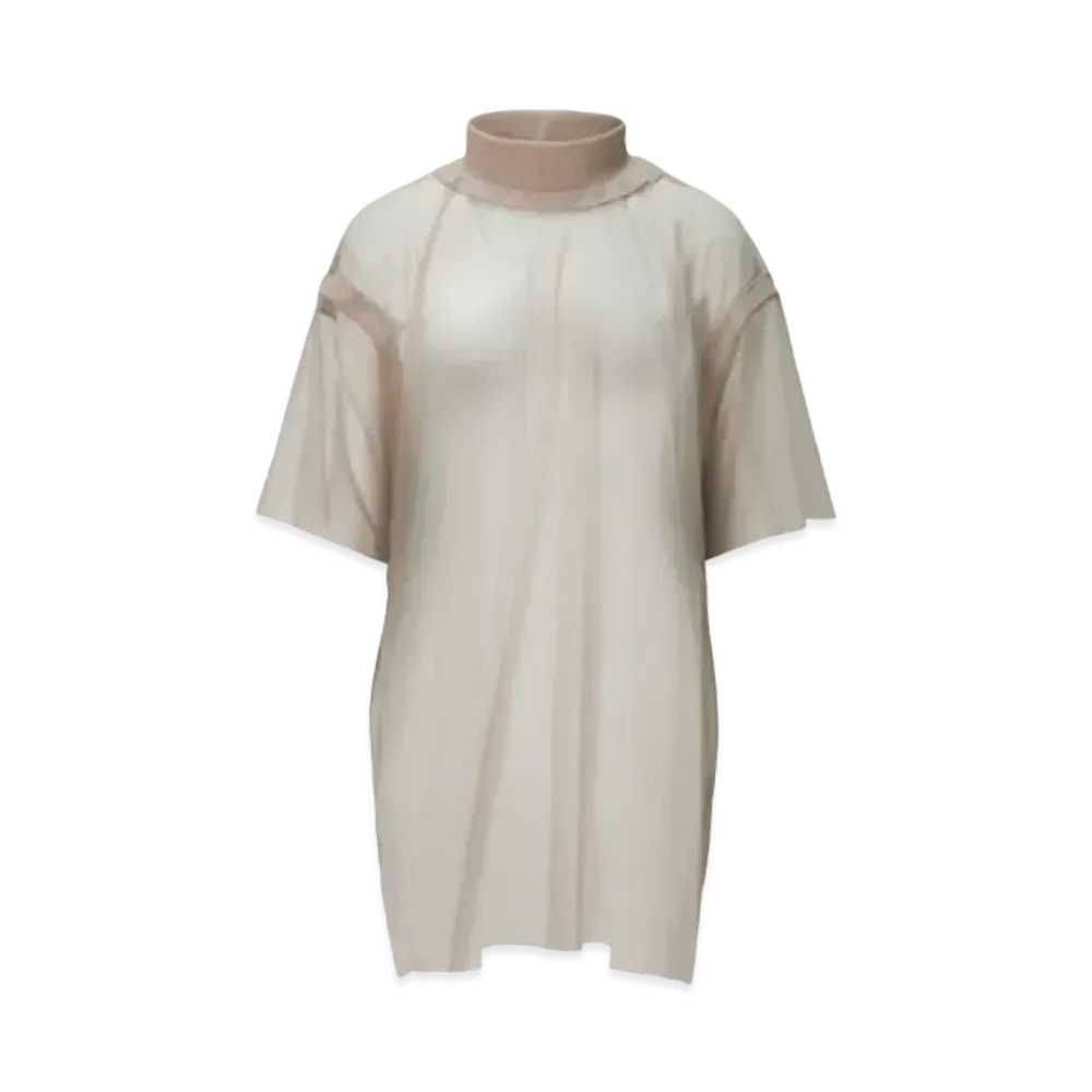 ANREALAGE Invisible Mini Dress "Beige"