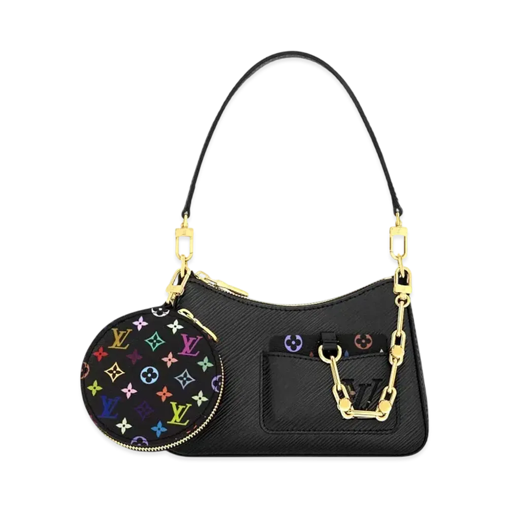 Louis Vuitton x Takashi Murakami Marellini Epi "Noir/Multicolor"