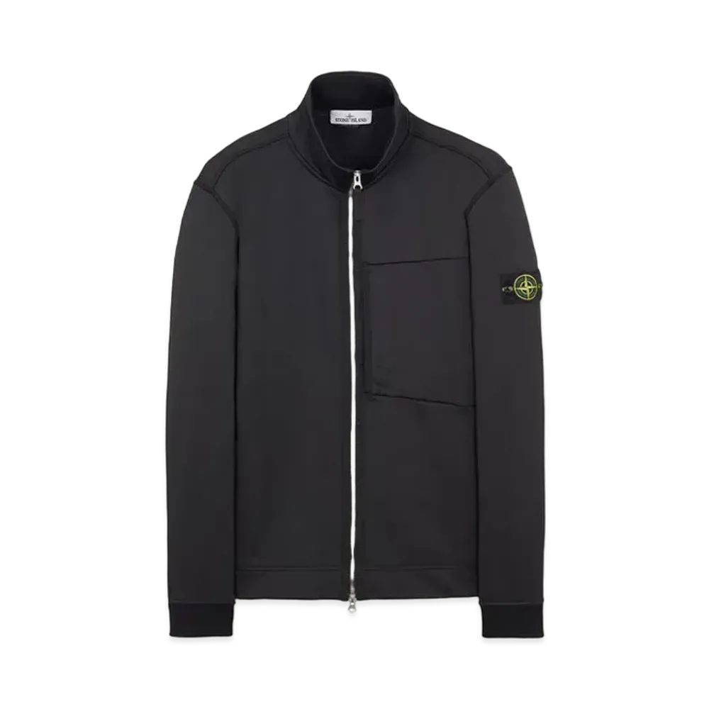 Stone Island 63947 COTTON NYLON FLEECE "Black"