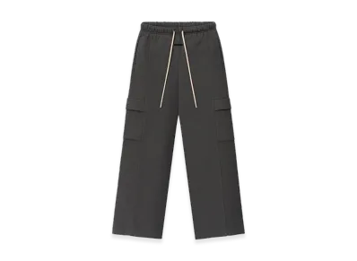 FEAR OF GOD ESSENTIALS Women's Fleece Cargo Relaxed Sweatpant "Iron Grey"