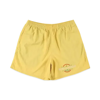 WIND AND SEA Be Youth Town Beach Shorts "Yellow"