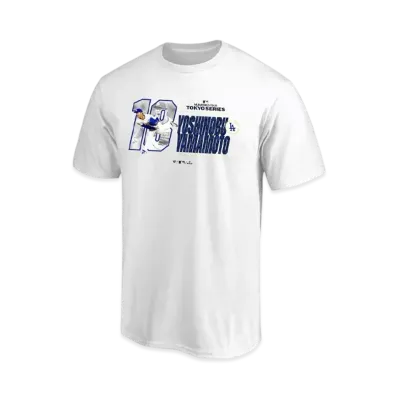 MLB Fanatics Dodgers Yoshinobu Yamamoto MLB Tokyo Series Opening Game T-Shirt Kids "White"