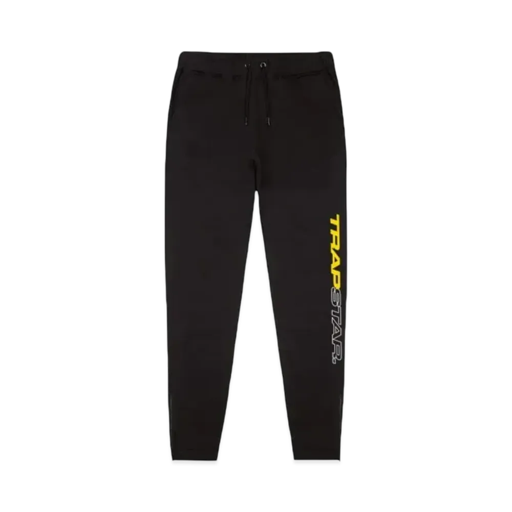 TRAPSTAR Full Speed Hoodie Tracksuit "Black/Yellow"