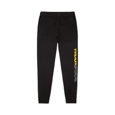 TRAPSTAR Full Speed Hoodie Tracksuit "Black/Yellow"