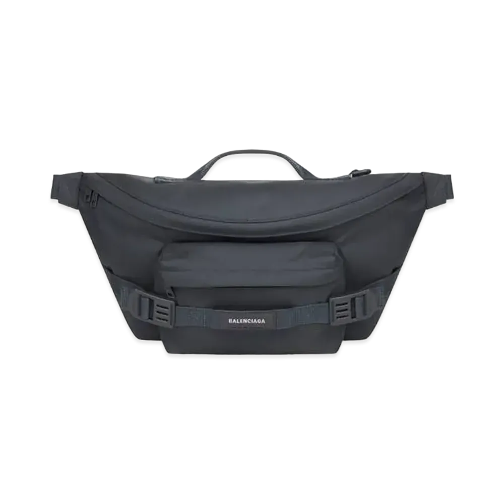 BALENCIAGA Army Large Beltbag "Gray&Silver"