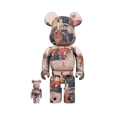 Bearbrick Tokyo National Museum Hiroshige Utagawa「53 Stations of the Tokaido」 Nihonbashi 100% & 400%