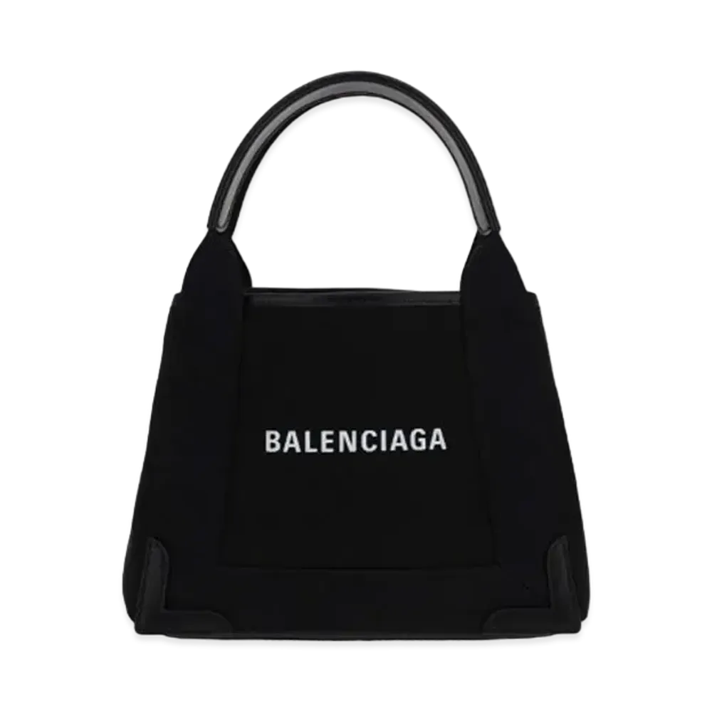 BALENCIAGA Navy Small Cabas "Black"