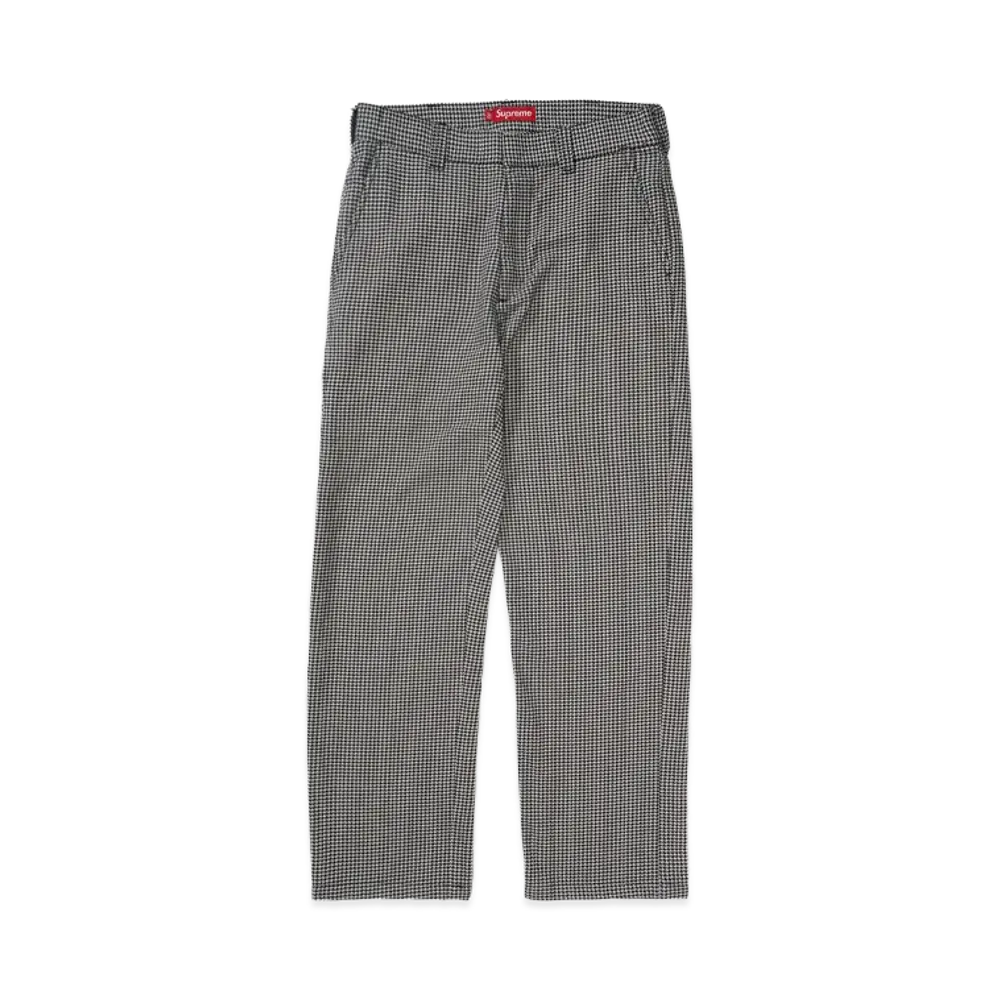 Supreme Work Pant "White Houndstooth"
