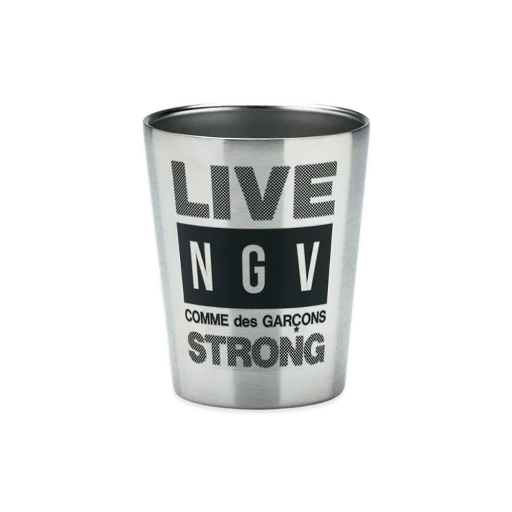 COMME des GARCONS x NGV Live Strong Tumbler "Silver"
