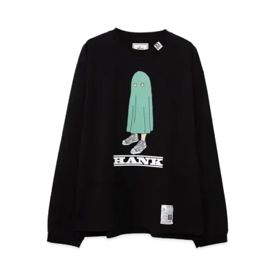 Maison MIHARA YASUHIRO HANK Printed Long Sleeve Tee "Black"