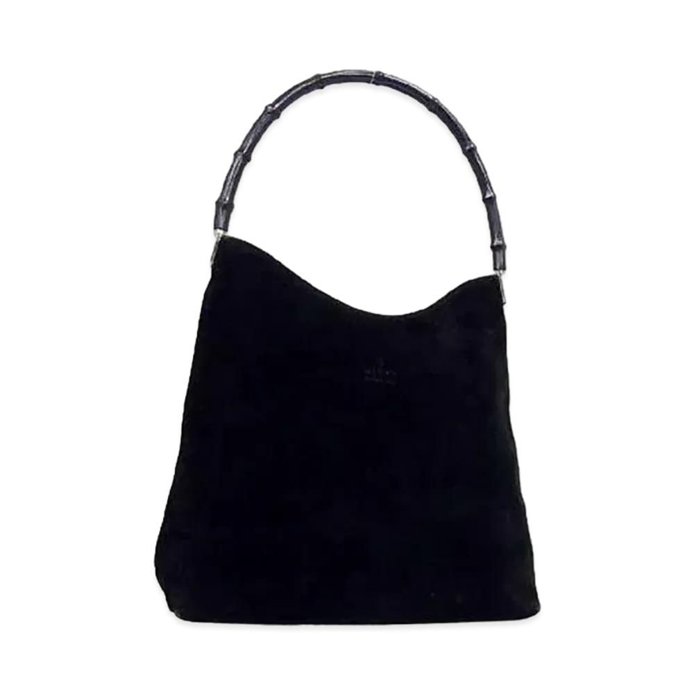 Gucci Bamboo Shoulder Bag "Black"