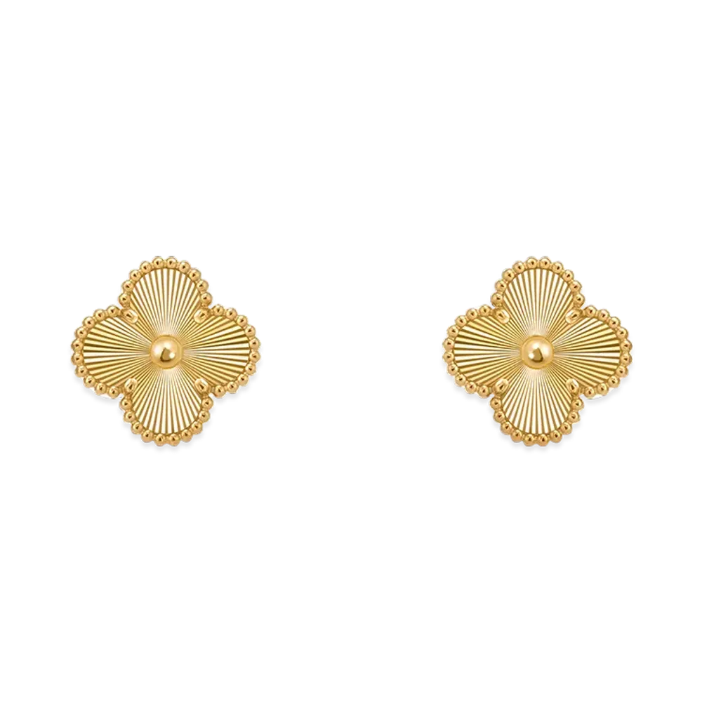 Van Cleef & Arpels Vintage Alhambra earrings "18K Yellow gold"