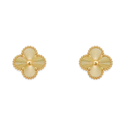 Van Cleef & Arpels Vintage Alhambra earrings "18K Yellow gold"