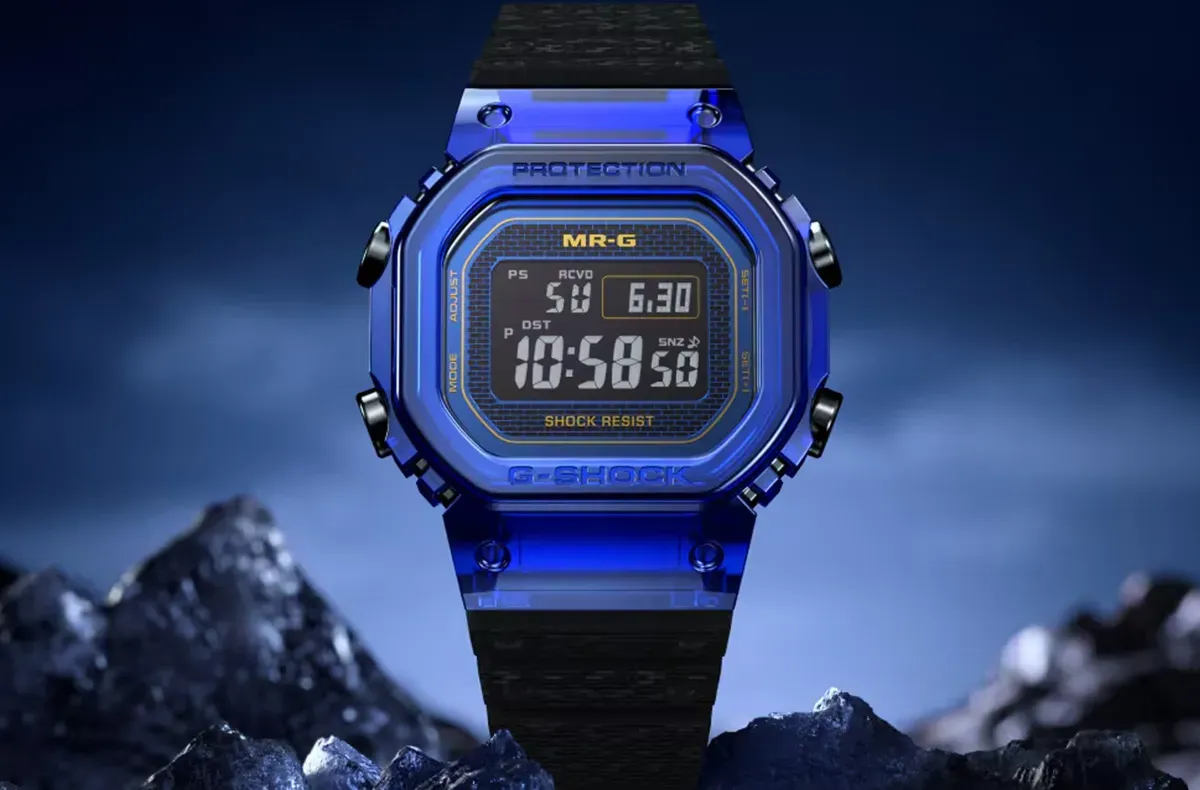 G-Shockがブルーサファイアクリスタルを纏った1100万円の新作腕時計を12/1より発売!世界限定20本、国内1本のみの展開