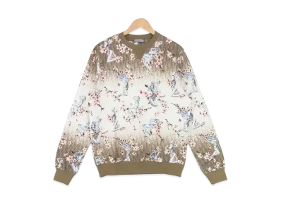 Dior x Hajime Sorayama Men's Graphic Print Sweatshirt Allover Print Trainer "Beige"