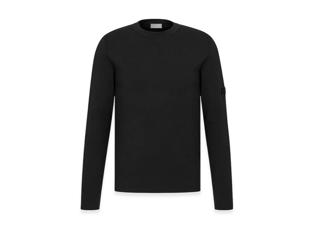 Dior Patch Sweater Punto Milano Wool "Black"