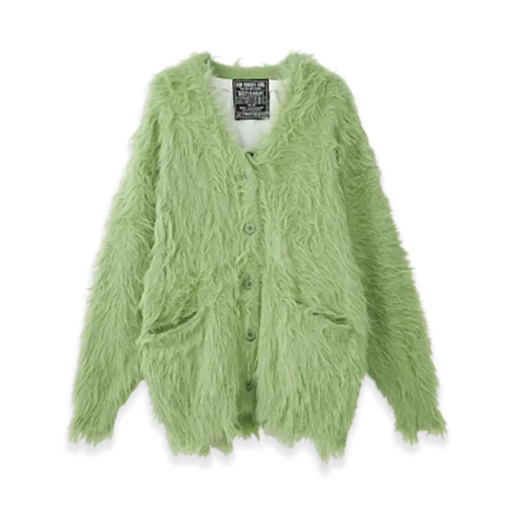HYSTERIC GLAMOUR Sound Experience Cardigan "Green"