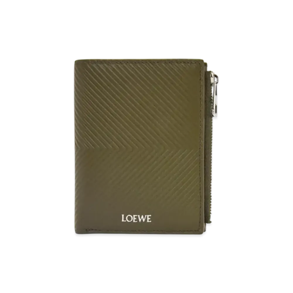 LOEWE Slim Compact Wallet "Dark Khaki"