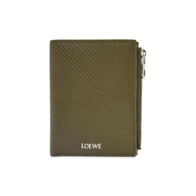 LOEWE Slim Compact Wallet "Dark Khaki"