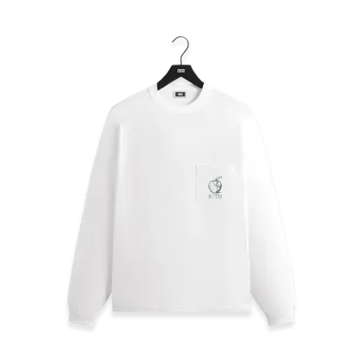 Kith x &Kin Universal Apple Long Sleeve Tee "White"