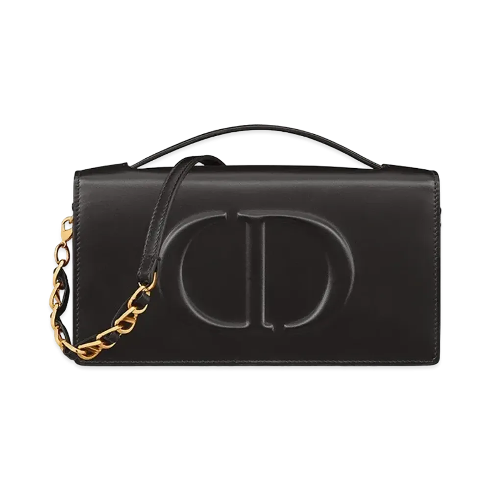Dior CD Signature Mini Bag Embossed CD Signature "Black"