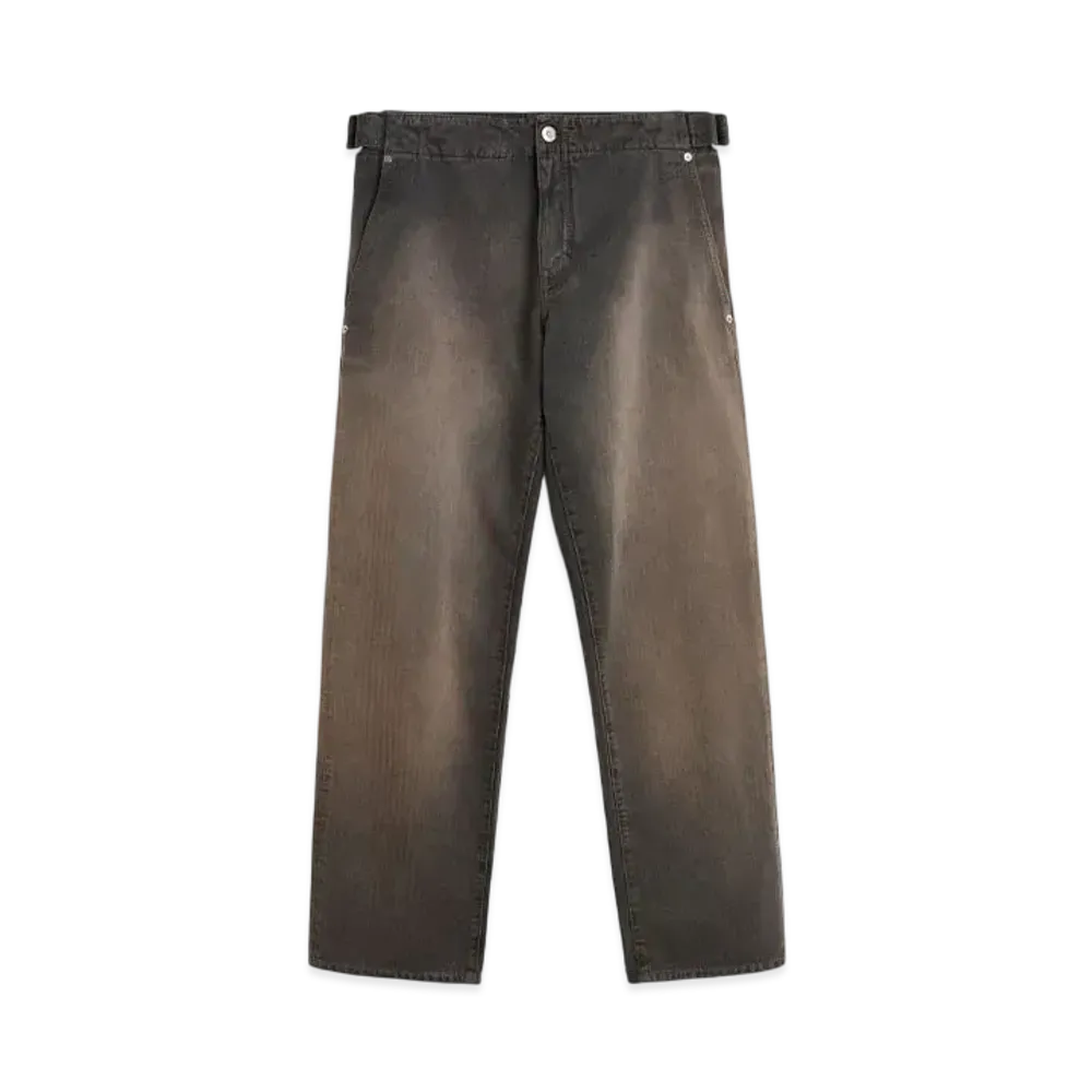 OUR LEGACY Trucker Trouser M4245Tf "Faded Herringbone"