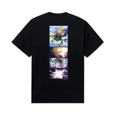 ANTI SOCIAL SOCIAL CLUB x MY HERO ACADEMIA Dark Might Tee "Black"