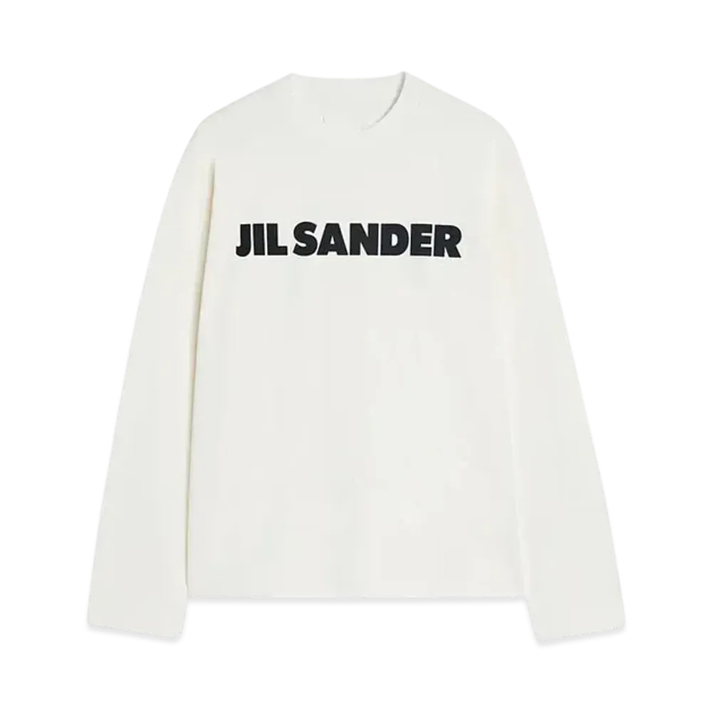 Jil Sander Women's Logo T-Shirt "Porcelain"