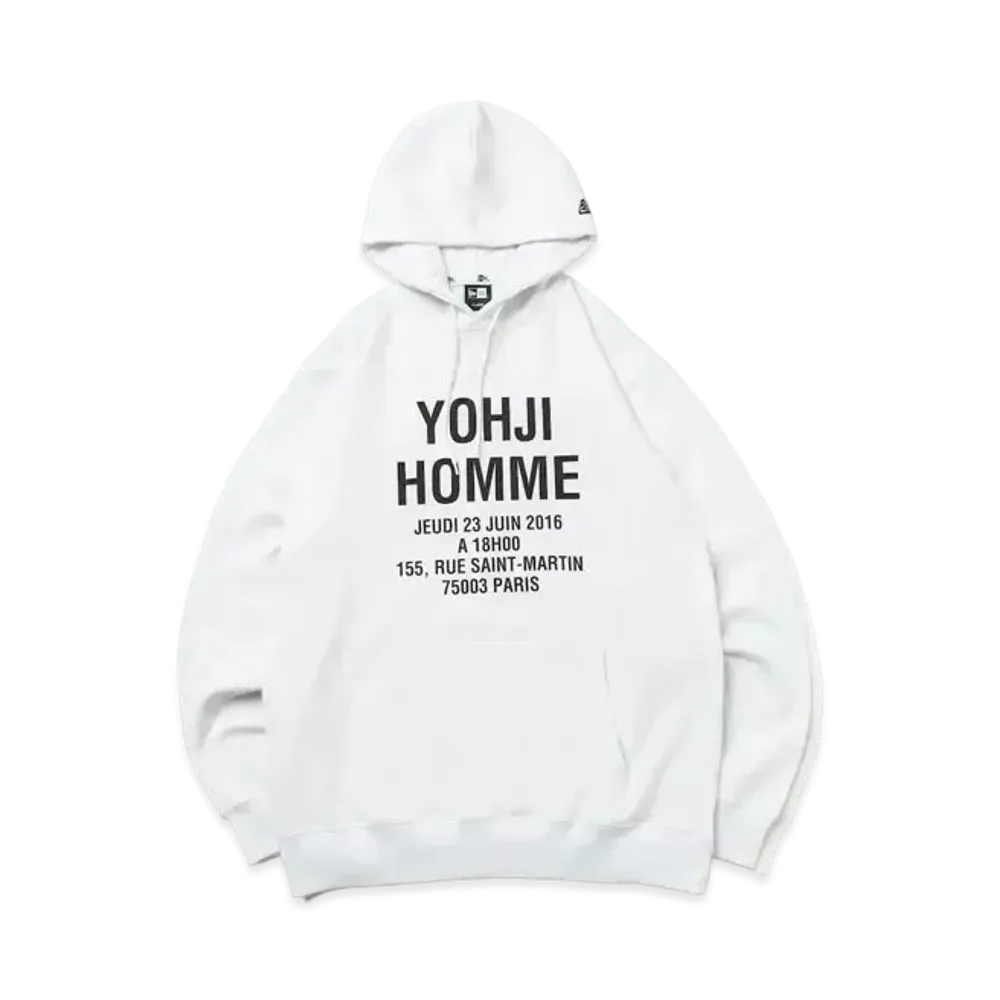 NEW ERA x Yohji Yamamoto SS23 Sweat Pullover Hoodie "White"