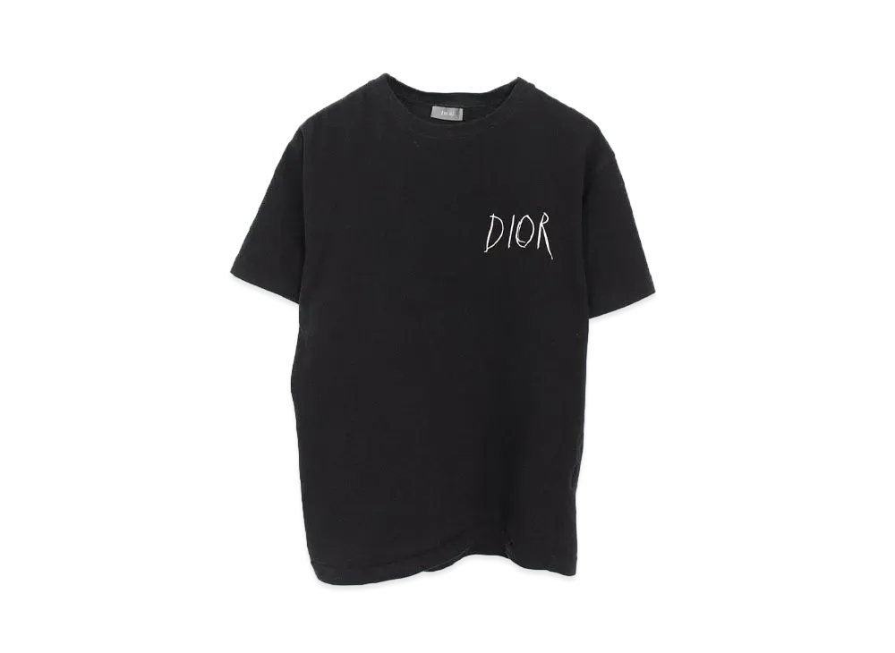 Dior x RAYMOND PETTIBON Embroidery Logo Tee Patch "Black"