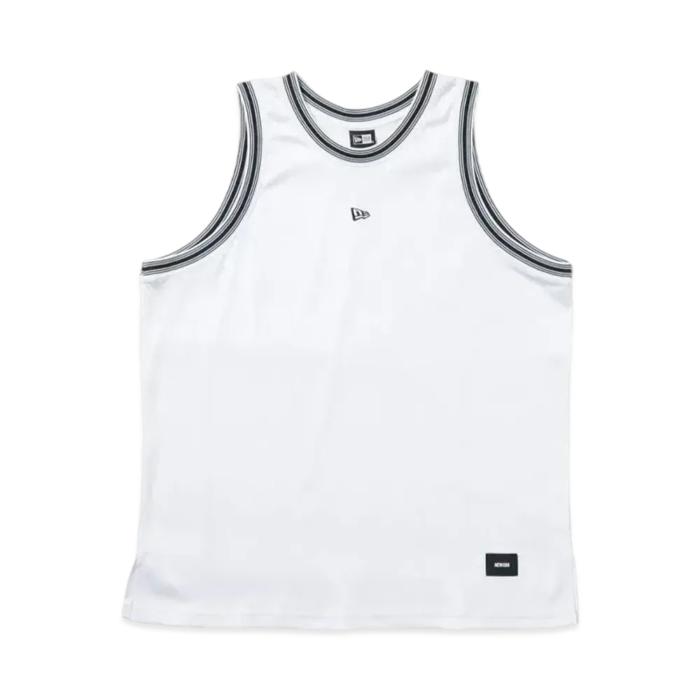 NEW ERA Performance Apparel Basketball Mesh Tank Top "White"