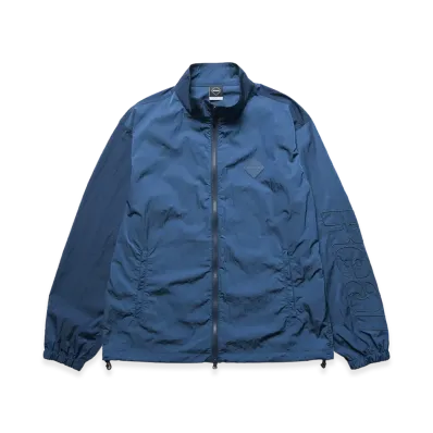 F.C.Real Bristol Big Logo Nylon Stand Collar Blouson "Blue"