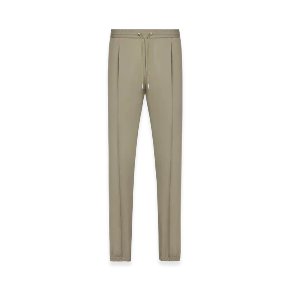 Dior Track Pants Wool Twill "Khaki Green"