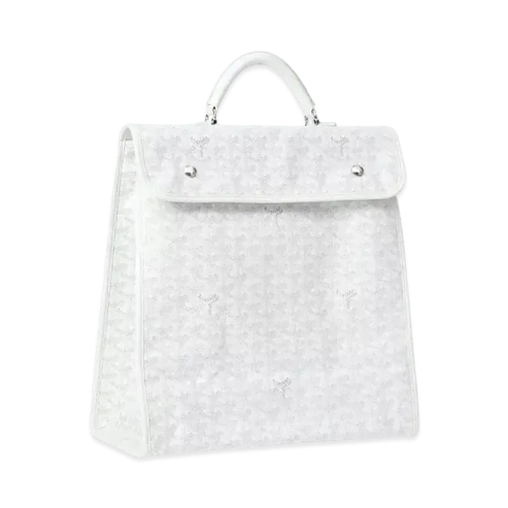 Goyard Saint Leger Backpack "White"