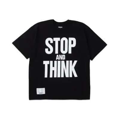 NEIGHBORHOOD x KATHARINE HAMNETT . Tee SS-4 "Black"