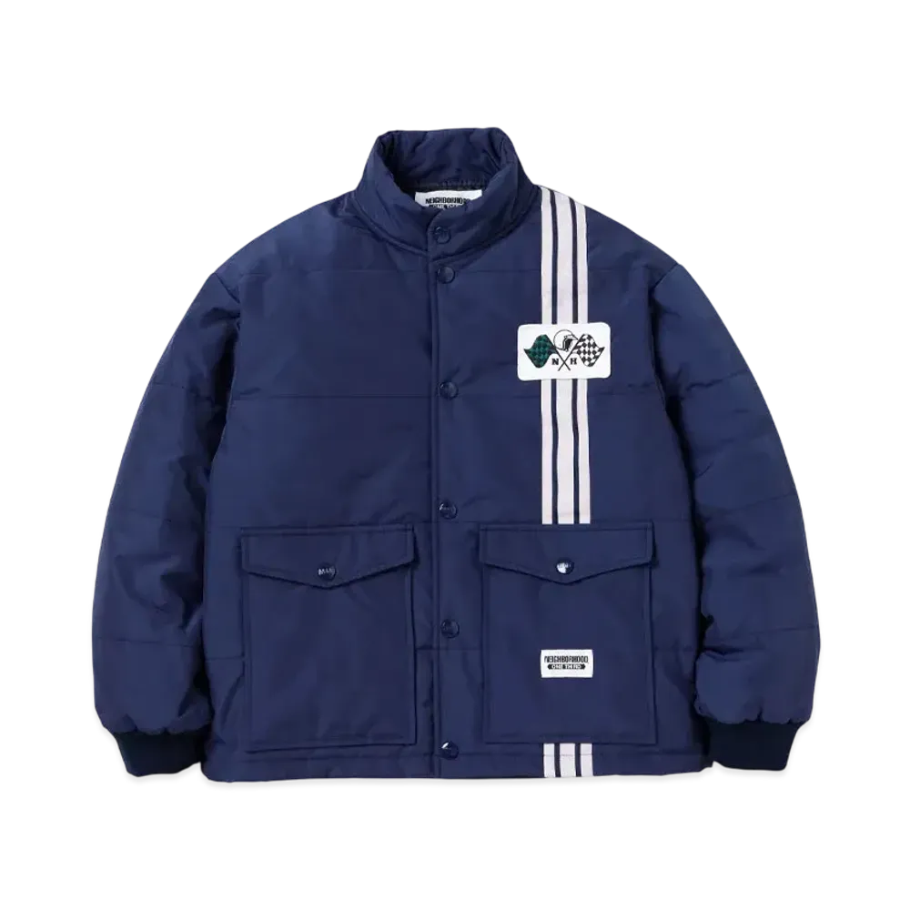 NEIGHBORHOOD OT . Padded Tracker Jacket "Navy"