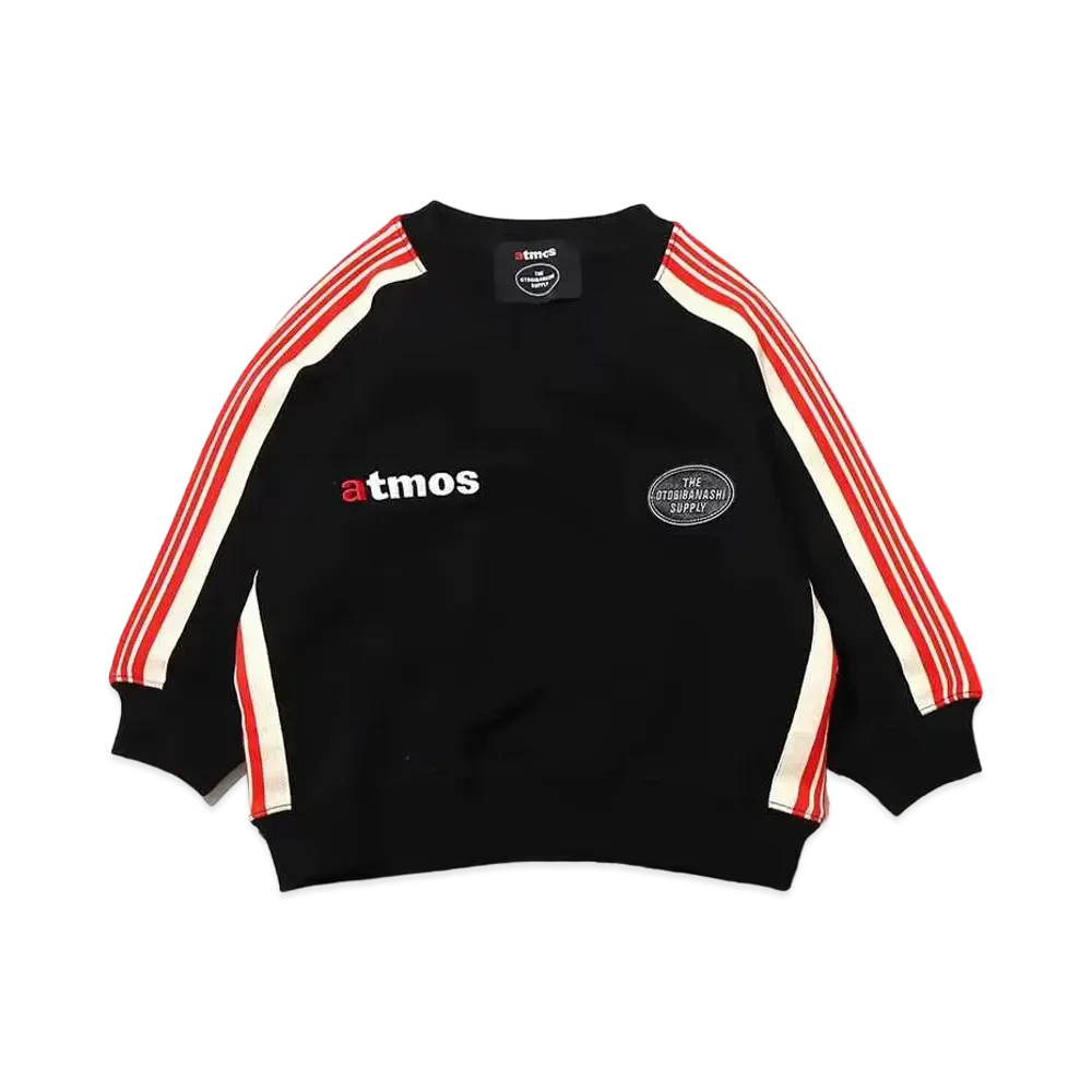 atmos x THE OTOGIBANASHI SUPPLY Kids Crew Neck Sweat "Black"