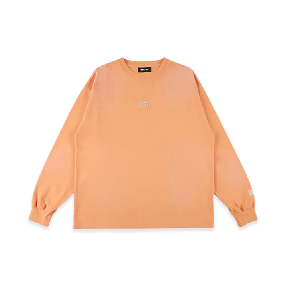 WIND AND SEA Sulfur Dyeing Logo L/S Tee "Orange"